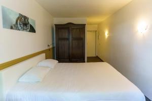 Voodi või voodid majutusasutuse St-Janshof Hotel toas