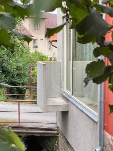 Balkón alebo terasa v ubytovaní Pension Merano