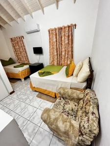 Posezení v ubytování E.W.B. Properties