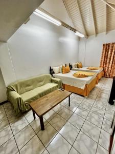 Posezení v ubytování E.W.B. Properties