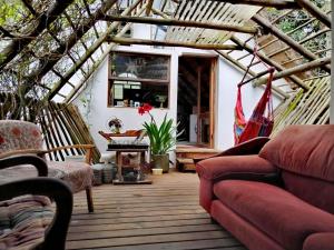 Χώρος καθιστικού στο Eden by the sea