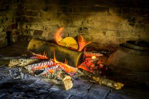 Tiện nghi BBQ cho khách tại nhà gỗ