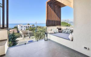 Balkón nebo terasa v ubytování Beautiful Apartment In Trappeto