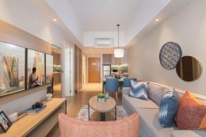 Posezení v ubytování Citadines Roces Quezon City