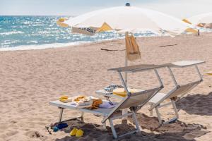 Ein Strand an oder in der Nähe des Ferienparks