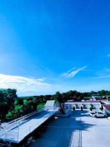 a view from the roof of a parking lot at SUKANO Apartment VIP in Ban Thap Nang