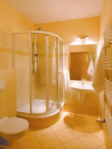 Kúpeľňa v ubytovaní Hotel Restauracja Caspar