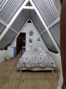 Postel nebo postele na pokoji v ubytování Cabaña Chalet