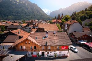Widok na góry z tego hostelu