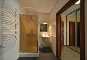 Koupelna v ubytování Villa Avangarda