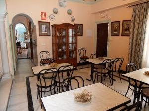 Posezení v ubytování Hostal Maestre