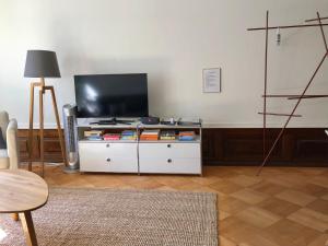 En TV eller et underholdningssystem på Historical and Modern Flat by Zytglogge - 2nd floor