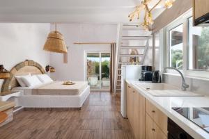 Kuchyňa alebo kuchynka v ubytovaní Elefteria Apts & Suites