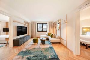 Postel nebo postele na pokoji v ubytování Hilton Berlin