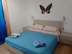 A bed or beds in a room at Casa Albina