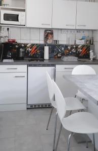 Kuchyň nebo kuchyňský kout v ubytování Kukoricza Hacienda