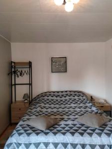 Postel nebo postele na pokoji v ubytování Chambres d'Hôtes Arnold