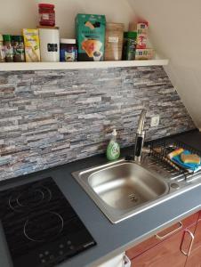 Η κουζίνα ή μικρή κουζίνα στο Apartment Wittorf