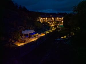 Paesaggio naturale nelle vicinanze della villa