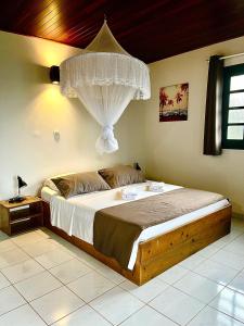 Llit o llits en una habitació de Villa Clémence