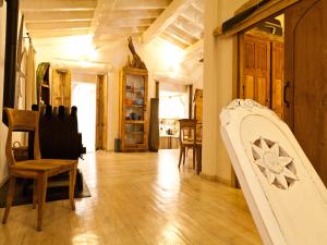 A television and/or entertainment centre at Smart Appart Villa Patrizia
