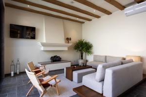Χώρος καθιστικού στο Hermosa villa de 3 habitaciones en el corazón de San Miguel de Allende, Casa Suspiros