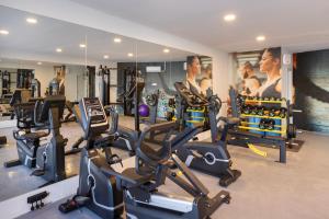 Fitness centrum a/nebo fitness zařízení v ubytování Hotella Resort & Spa - All Inclusive