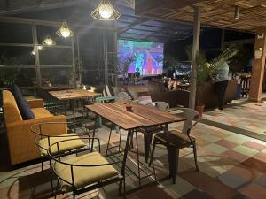 Χώρος καθιστικού στο Hostel Nepal Pvt Ltd