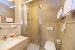 Koupelna v ubytování Hotel Nuova Sabrina