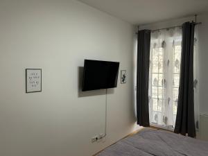 TV a/nebo společenská místnost v ubytování Paky Appartements 00322