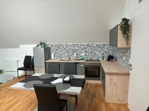 Kuchyň nebo kuchyňský kout v ubytování Paky Appartements 00323