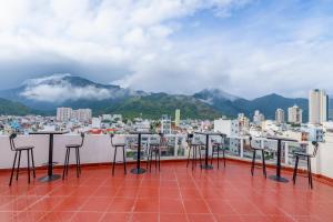 a view of a city from the roof of a building at Minh Tuyết Luxury Hotel in Nha Trang