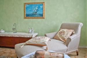 Posezení v ubytování B&B Corte Leopoli