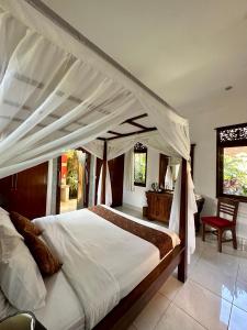 Un pat sau paturi într-o cameră la Mawa House