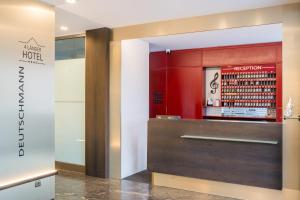 Lounge nebo bar v ubytování 4-Länder-Hotel Deutschmann