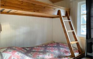 3 Bedroom Nice Home In Bjorli tesisinde bir ranza yatağı veya ranza yatakları