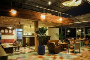Χώρος καθιστικού στο Hostel Nepal Pvt Ltd