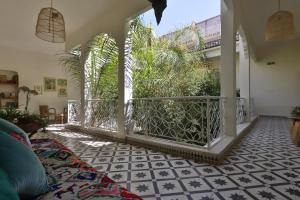 Balkón nebo terasa v ubytování Riad NaaNaa Bed & Breakfast