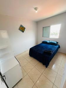 Un ou plusieurs lits dans un hébergement de l'établissement Apto Zona Norte Sp, espaço Mobiliado - cod 06