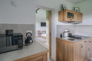 Kuchyňa alebo kuchynka v ubytovaní Apartamenty Przystanek Grapa