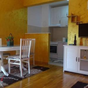 Eldhús eða eldhúskrókur á Apartman Imperial