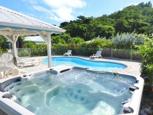Bazén v ubytování Sur la route des épices - Location villas avec piscine et jacuzzi nebo v jeho okolí + 37 fotografií
