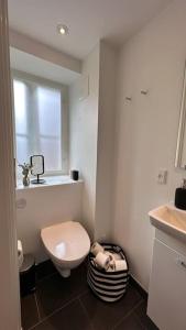 Koupelna v ubytování Carolinas Apartments - Gammelmønt 1