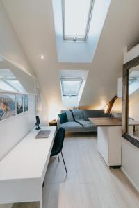 Et sittehjørne på Cozy Apartment in Central Oslo - Serene & Exclusive Majorstuen