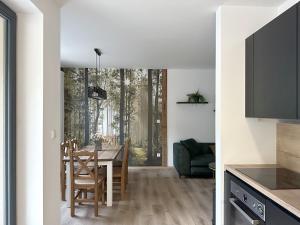 Cucina o angolo cottura di Apartmány Čerňák - Dolňák - 4-6 osob, terasa, grill, dvě parkovací místa