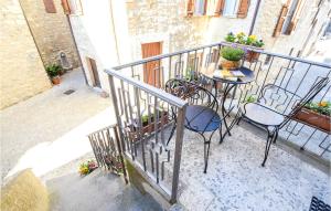 Μπαλκόνι ή βεράντα στο Lovely Apartment In Civitella Del Lago