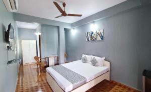 Postel nebo postele na pokoji v ubytování Jackson Beach House Calangute