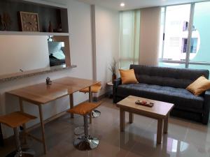 Posezení v ubytování Apartaestudio Norte de Armenia excelente ubicacion