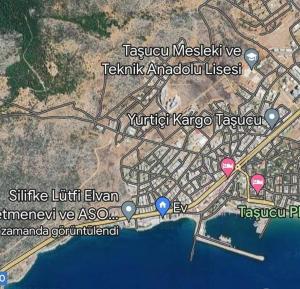 a map of the city of tetsuya melaka and akoya island at New Year in the Mediterranean, 10 meters from the sea in Silifke