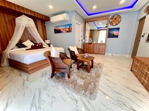 Postel nebo postele na pokoji v ubytování Ratsamee poolvilla K + 9 fotografií